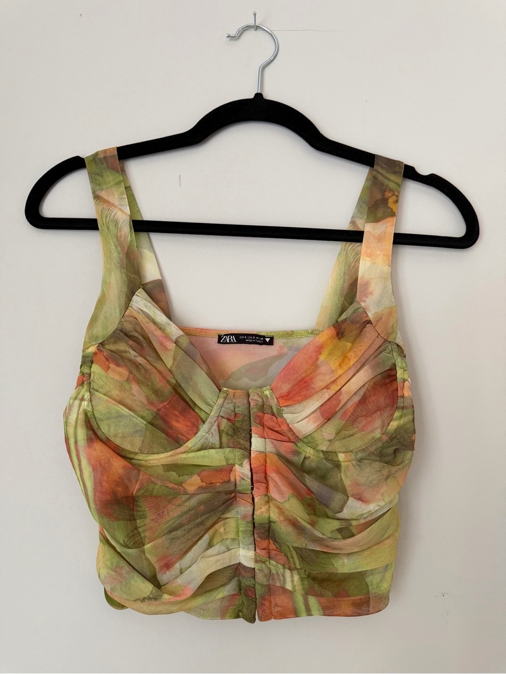 Zara mesh corset multicolor